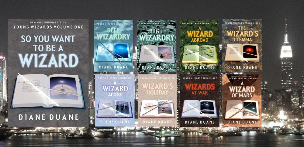 Complete at last: repackaging / reformatting on the Young Wizards New Millennium Editions